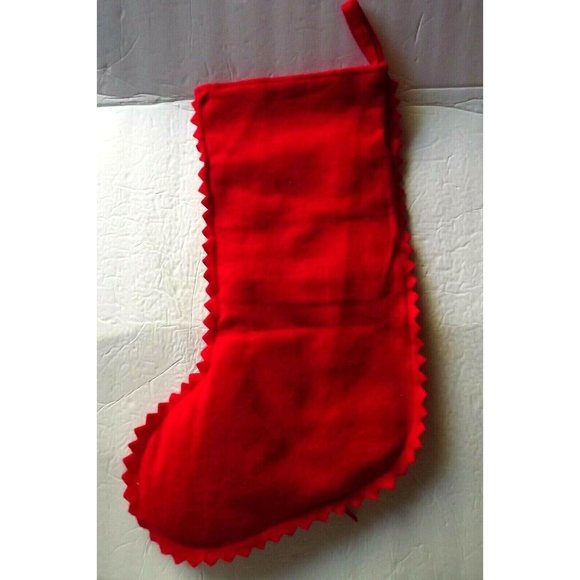 Vintage Finished/Completed 18" Felt Christmas Stocking - Teddy Bears - Picture 5 of 6